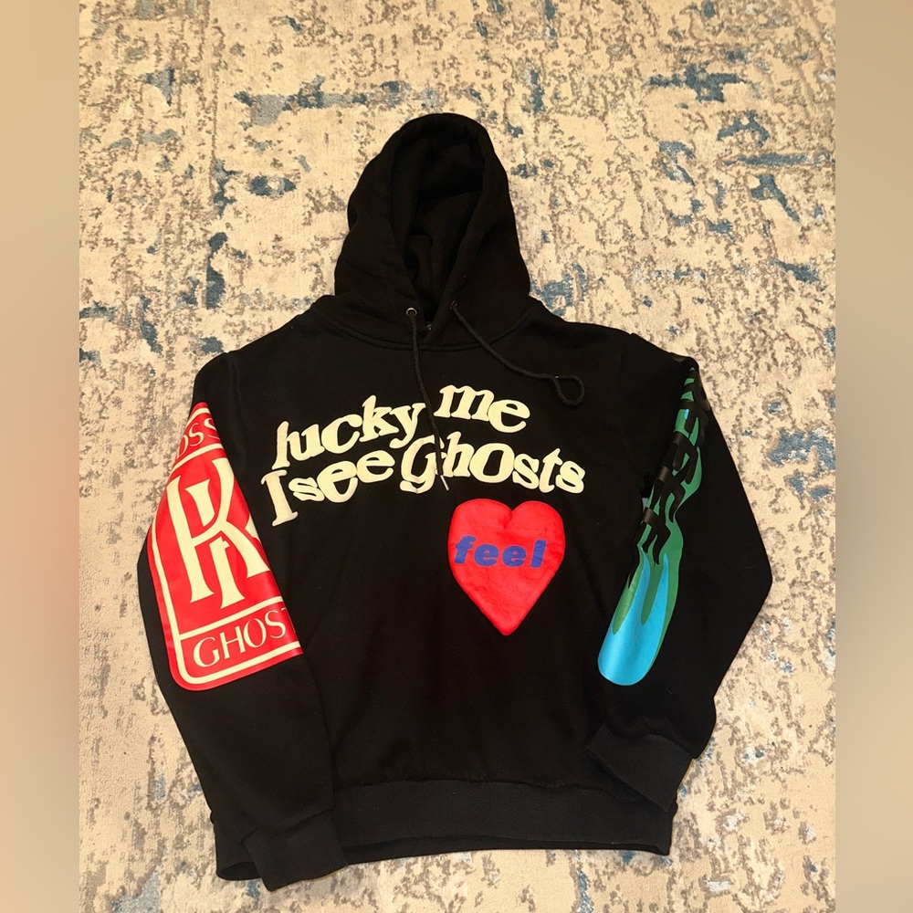 lucky me i see ghosts hoodie